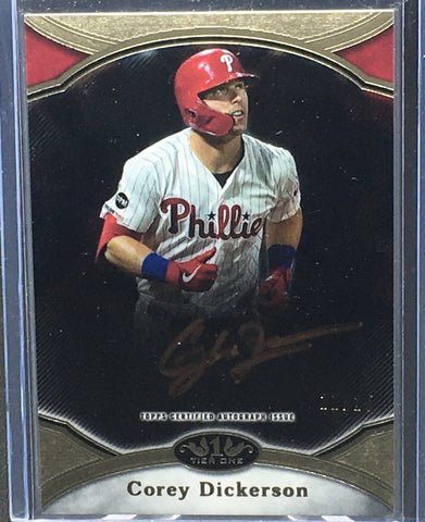 2020 TOPPS TIER ONE - PRIME PERFORMERS - C. DICKERSON - #PPA-CD1 - #'D/25 - AUTOGRAPH