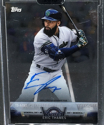 2018 TOPPS CLEARLY AUTHENTIC - E. THAMES - #CASA-ET - AUTOGRAPH
