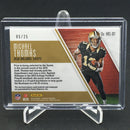 2016 PANINI PHOENIX - HOT ROOKIE MATERIAL SIGNATURE - M. THOMAS - #HRS-MT - #'D/25 - JERSEY RELIC - AUTOGRAPH - RC