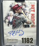 2019 TOPPS LUMINARIES - HIT KINGS - P. GOLDSCHMIDT - #HK-PG - #'D/15 - AUTOGRAPH
