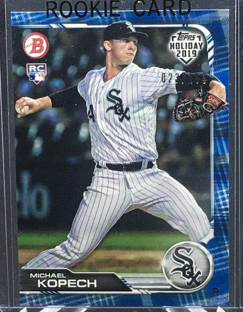 2019 TOPPS BOWMAN - HOLIDAY - M. KOPECH - #TH-MK - #'D/150 - BLUE FESTIVE - RC