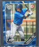 2019 TOPPS BOWMAN - HOLIDAY - V. MESA JR. - #TH-VMJ - #'D/150 - BLUE FESTIVE - RC