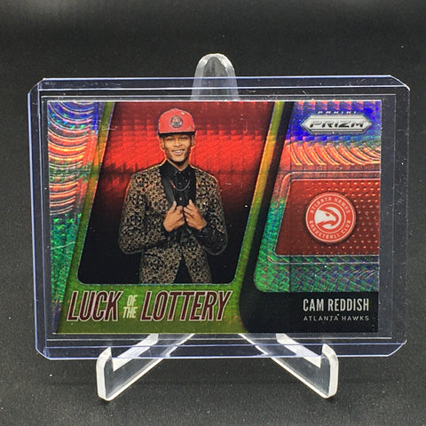 2019 PANINI PRIZM - HYPER SILVER PRIZM - LUCK OF THE LOTTERY - C. REDDISH - #10