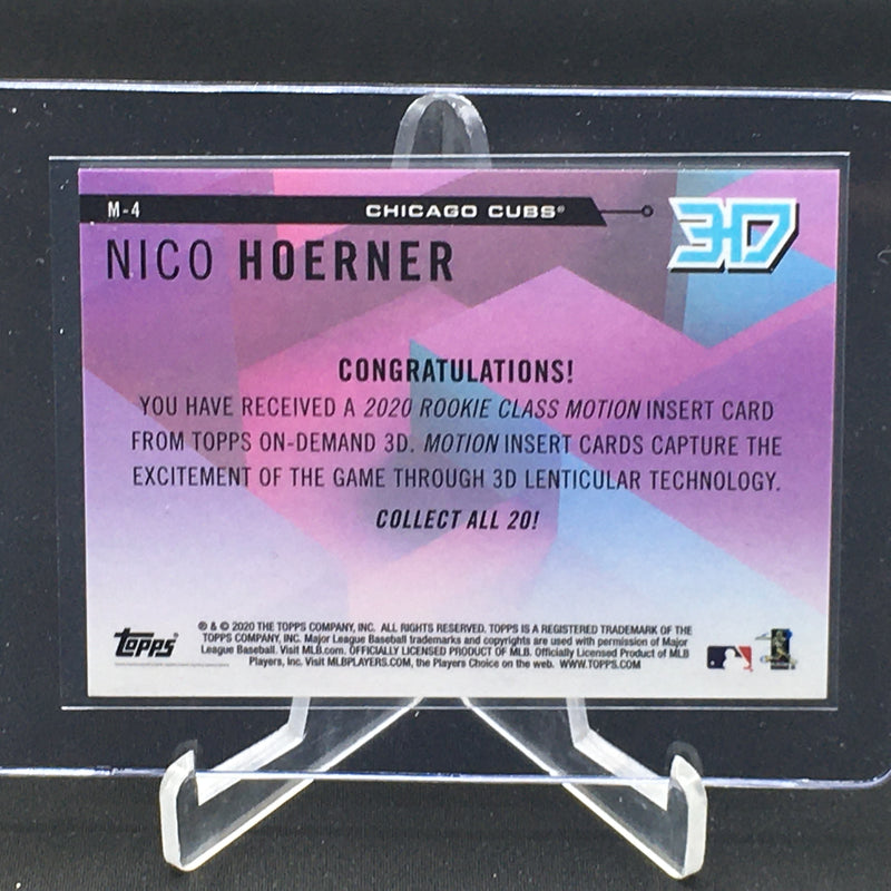 2020 TOPPS - 3D ROOKIE CLASS MOTION - N. HOERNER -