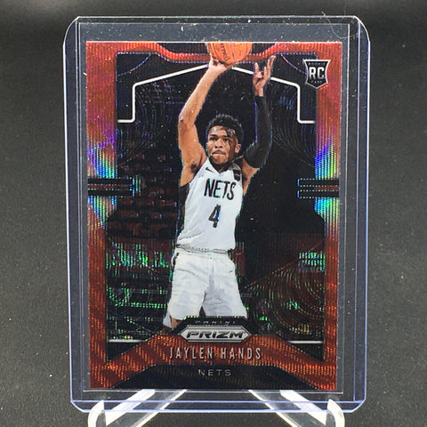 2019 PANINI PRIZM - RED WAVE PRIZM - J. HANDS - #293 - RC