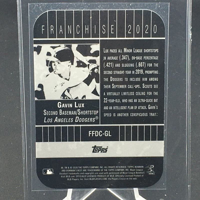 2020 TOPPS BOWMANS BEST - FRANCHISE 2020 - G. LUX -