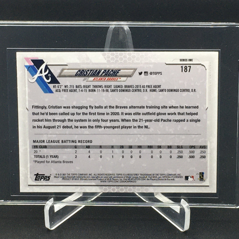 2021 TOPPS SERIES ONE - 70 TOPPS - C. PACHE -