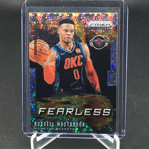 2019 PANINI PRIZM - SILVER DISCO PRIZM - FEARLESS - R. WESTBROOK - #4