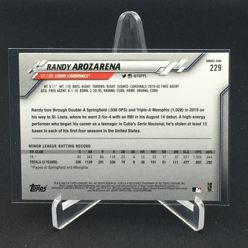 2020 TOPPS SERIES ONE - R. AROZARENA -