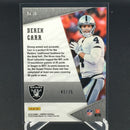 2018 PANINI PHOENIX - QB VISION - PURPLE PARALLEL - D. CARR - #16 - #'D/75