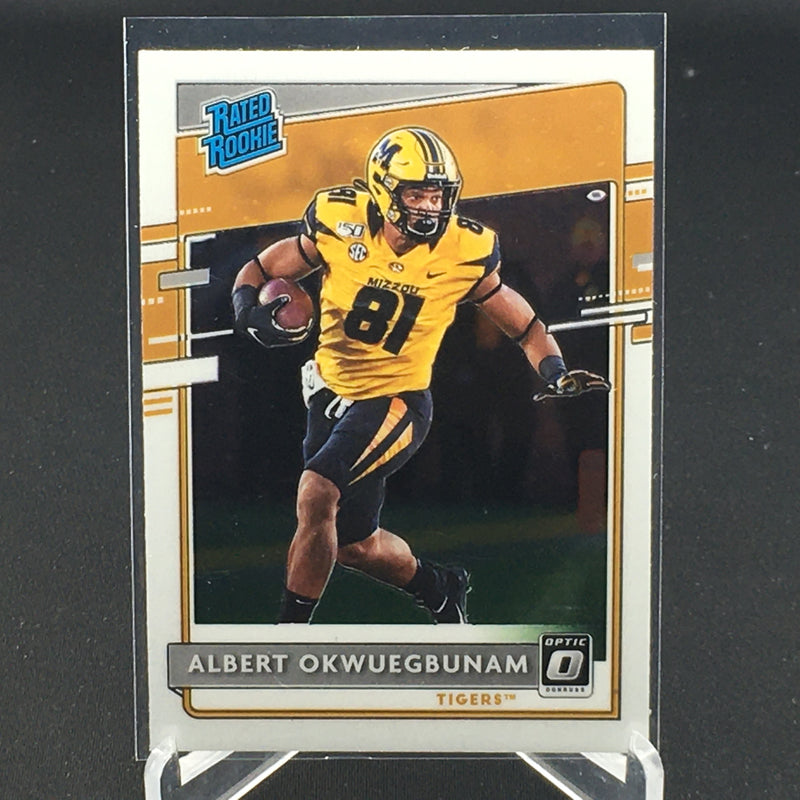 2020 PANINI CHRONICLES DRAFT PICKS - DONRUSS OPTIC - RATED ROOKIE - A. OKWUEGBUNAM -