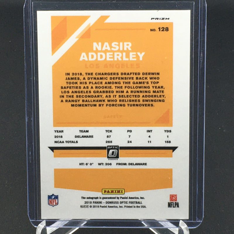 2019 PANINI DONRUSS OPTIC - BRONZE PRIZM - N. ADDERLEY -