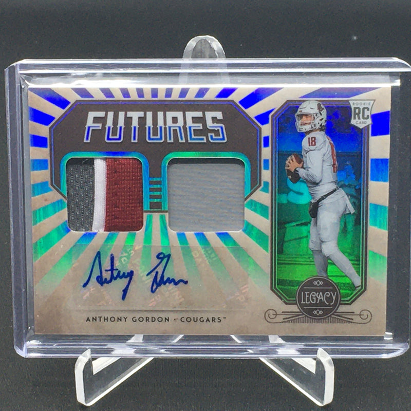 2020 PANINI LEGACY - FUTURES - A. GORDON - #FD-AG - #'D/299 - DUAL JERSEY RELIC - AUTOGRAPH - RC