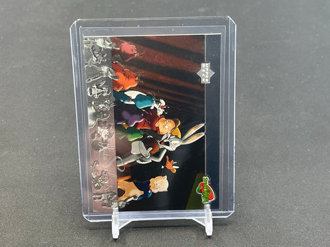 1996 UPPER DECK SPACE JAM - SILVER SCRIPT PRESS CONFERENCE - #JS11