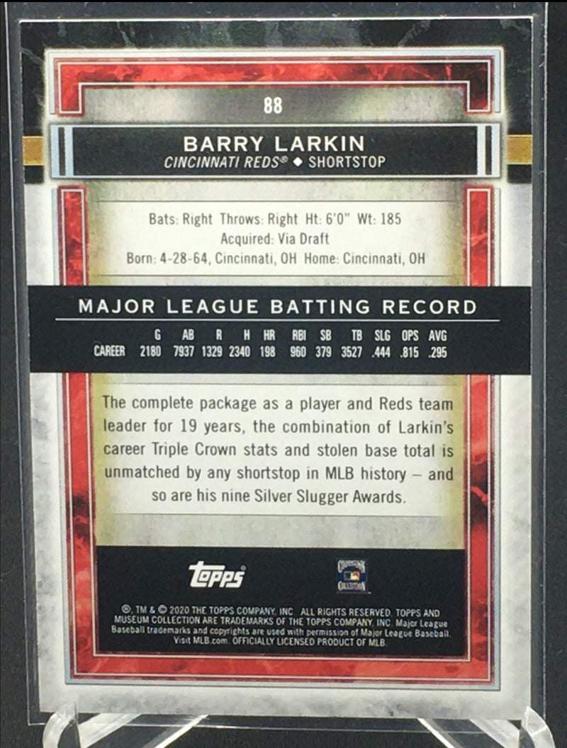 2020 TOPPS MUSEUM COLLECTION - B. LARKIN -