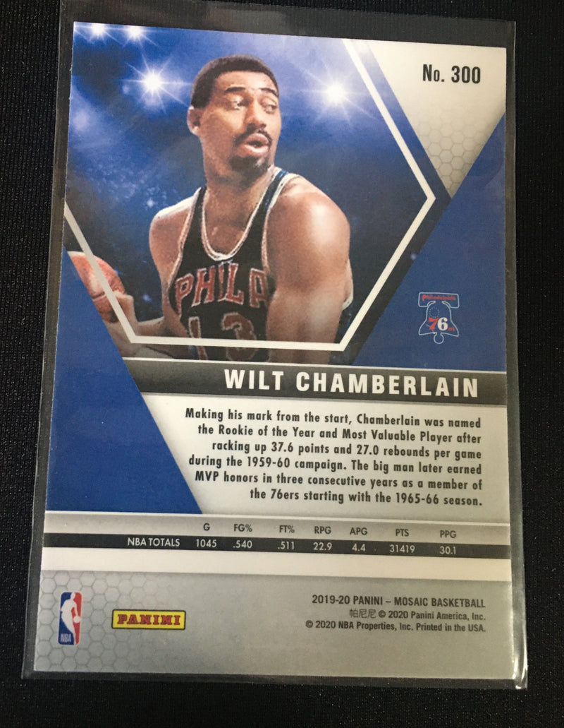 2019 PANINI MOSAIC  - MVPs - W. CHAMBERLAIN -