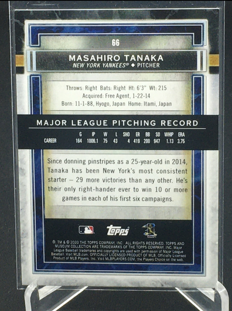 2020 TOPPS MUSEUM COLLECTION - M. TANAKA -