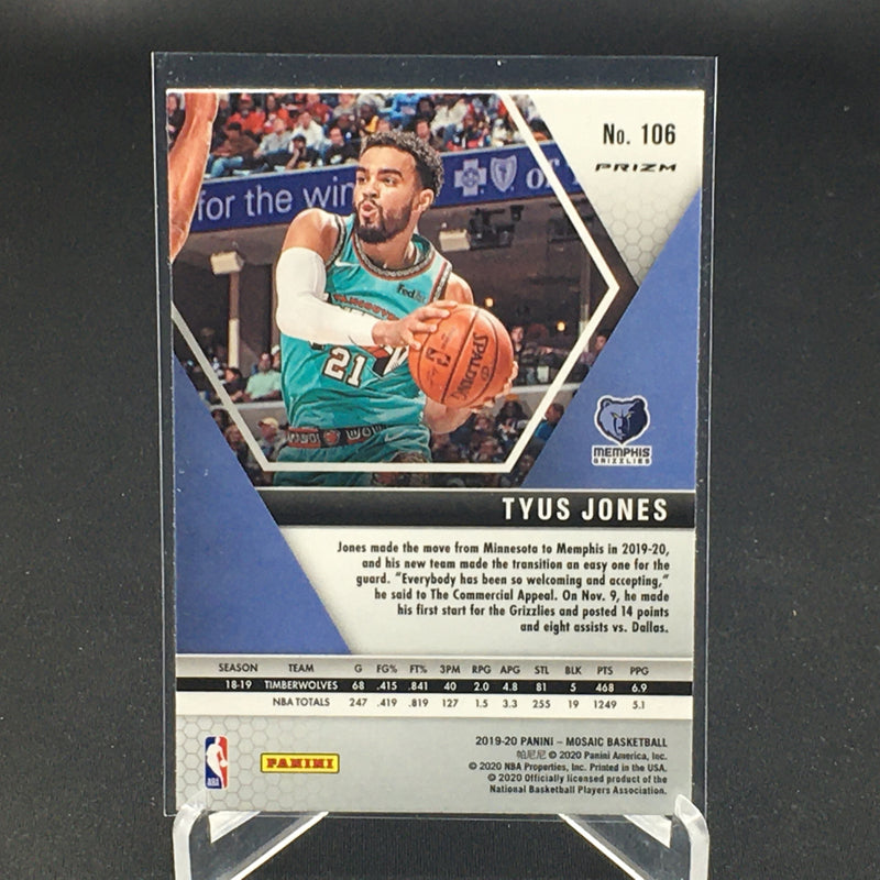 2019 PANINI MOSAIC - SILVER PRIZM - T. JONES -