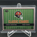 2017 PANINI CLASSICS - CLASSIC COMBOS - J. WINSTON/ M. EVANS - #CC-JM - #'D/299 - DOUBLE JERSEY RELIC