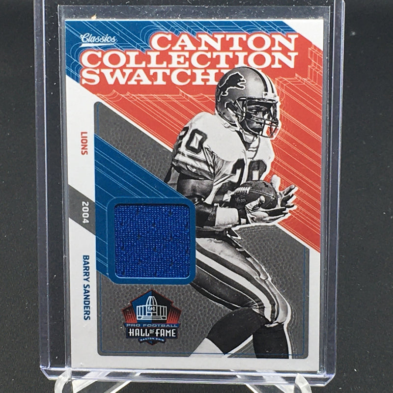 2018 PANINI CLASSICS - CANTON COLLECTION SWATCHES - B. SANDERS -