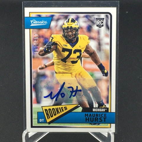 2018 PANINI CLASSICS - M. HURST - #236 - #'D/199 - AUTOGRAPH - RC