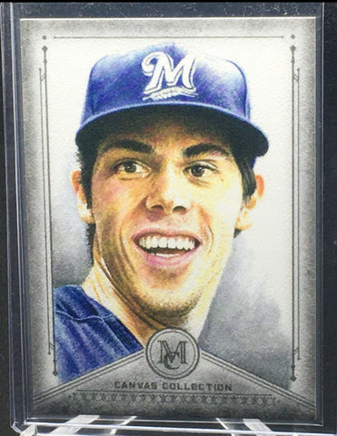2019 TOPPS MUSEUM COLLECTION - CANVAS COLLECTION - C. YELICH - #CC-36