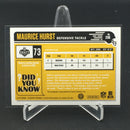 2018 PANINI CLASSICS - M. HURST - #236 - #'D/199 - AUTOGRAPH - RC