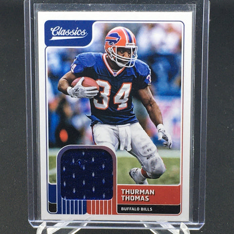 2018 PANINI CLASSICS - T. THOMAS - #8 - JERSEY RELIC