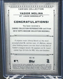 2019 TOPPS MUSEUM COLLECTION - CANVAS COLLECTION - Y. MOLINA -