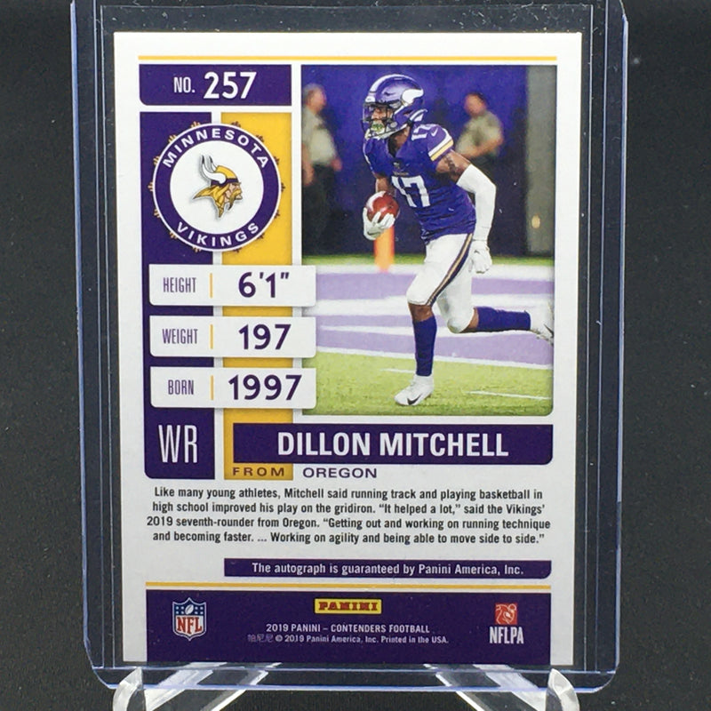 2019 PANINI CONTENDERS - ROOKIE TICKET - D. MITCHELL -