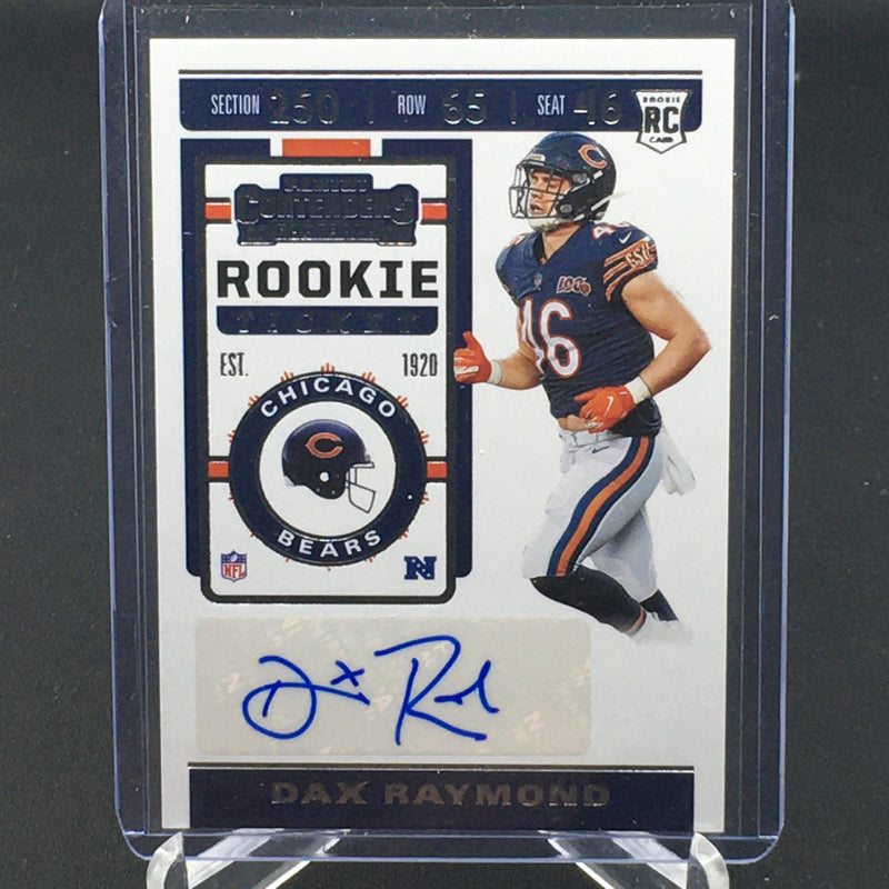 2019 PANINI CONTENDERS - ROOKIE TICKET - D. RAYMOND -