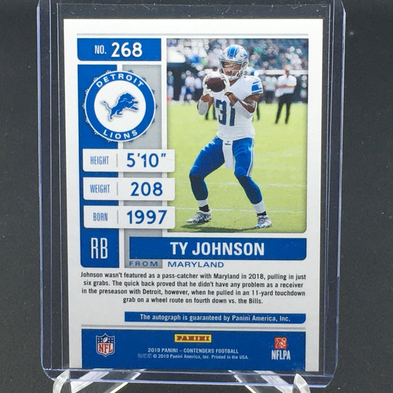 2019 PANINI CONTENDERS - ROOKIE TICKET - T. JOHNSON -