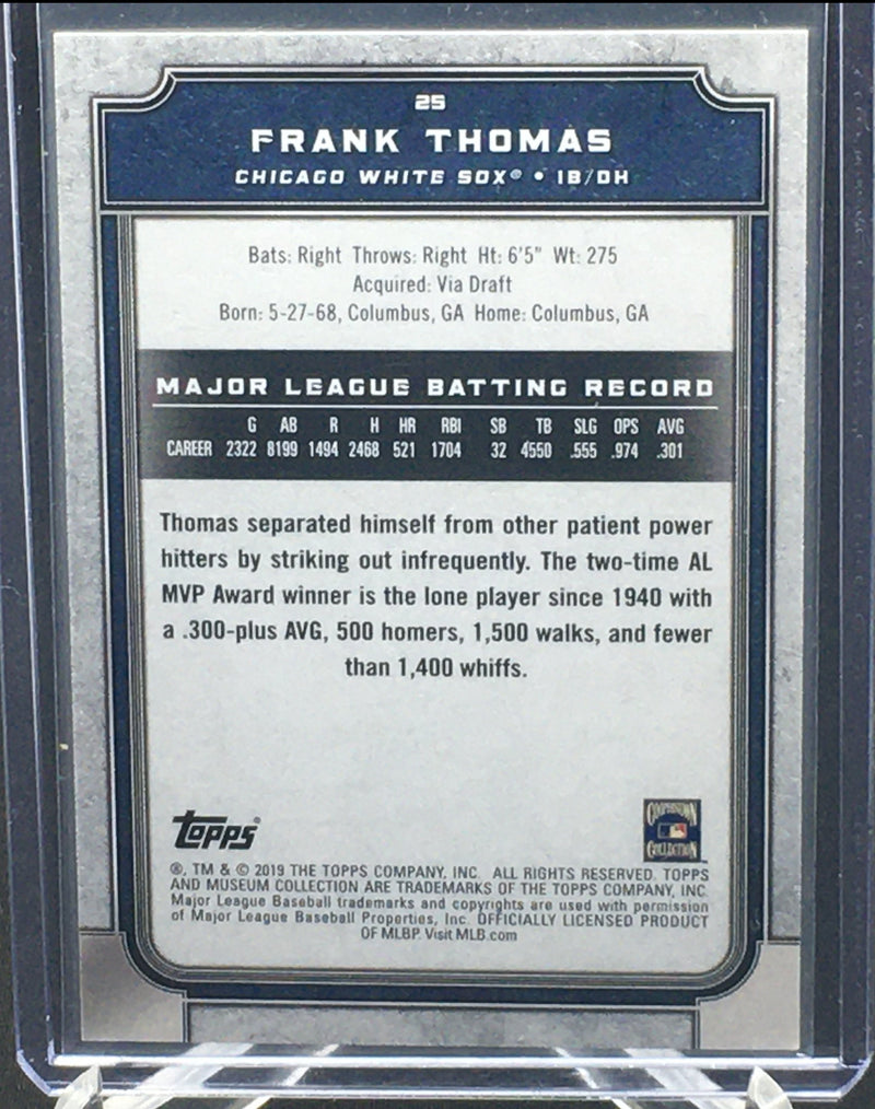 2019 TOPPS MUSEUM COLLECTION - F. THOMAS -