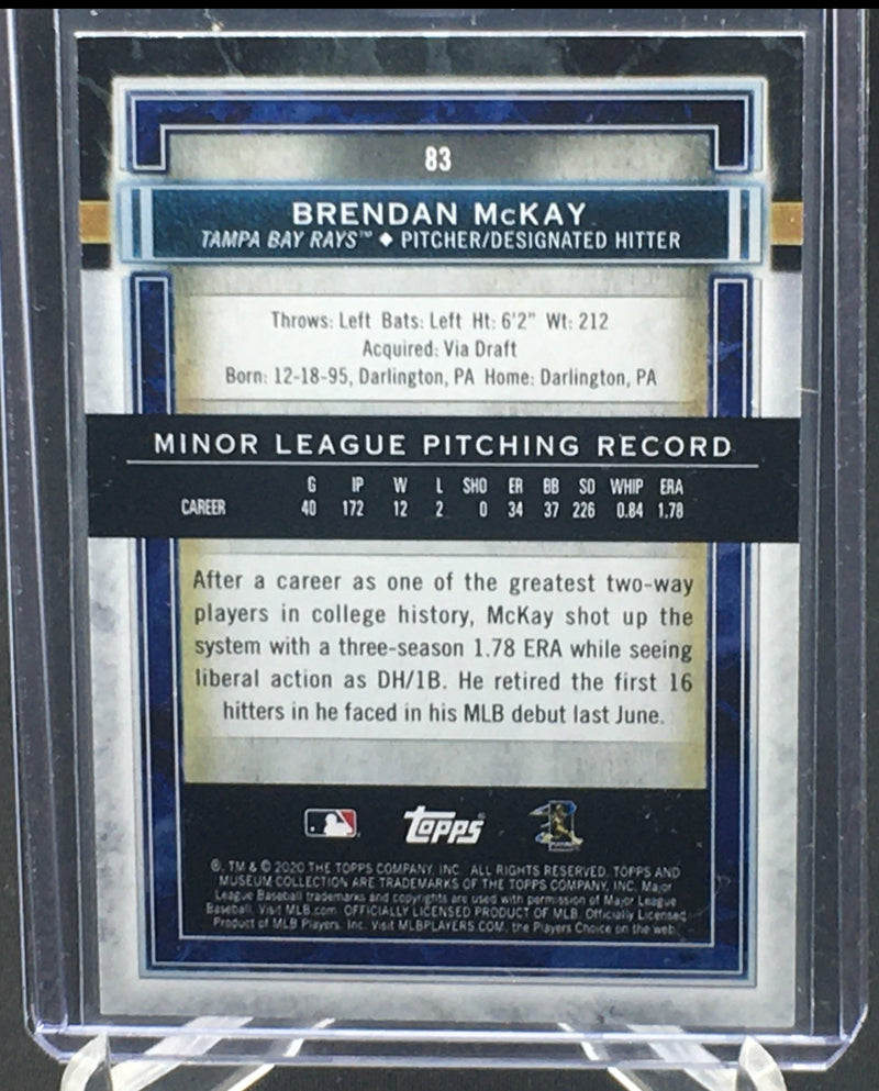 2020 TOPPS MUSEUM COLLECTION - B. MCKAY -