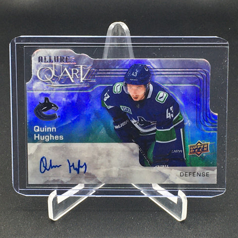 2020 UPPER DECK ALLURE - QUARTZ - Q. HUGHES - #AQ-QH - AUTOGRAPH