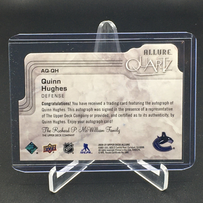 2020 UPPER DECK ALLURE - QUARTZ - Q. HUGHES -