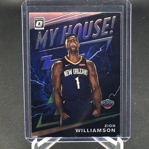 2019 PANINI DONRUSS OPTIC - SILVER PRIZM - MY HOUSE - Z. WILLIAMSON - #15