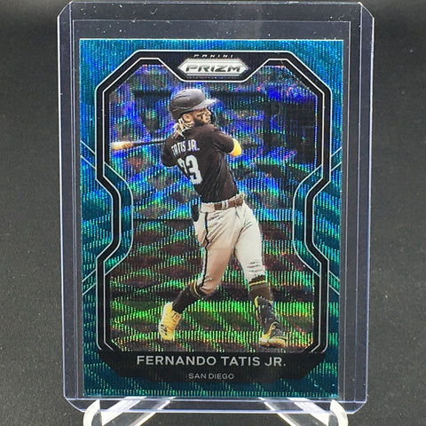 2021 PANINI PRIZM - TEAL WAVE PRIZM - F. TATIS JR. - #161