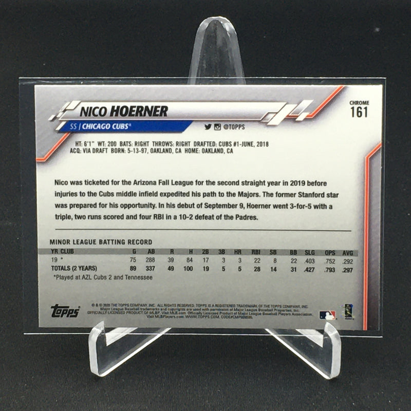 2020 TOPPS CHROME - N. HOERNER -