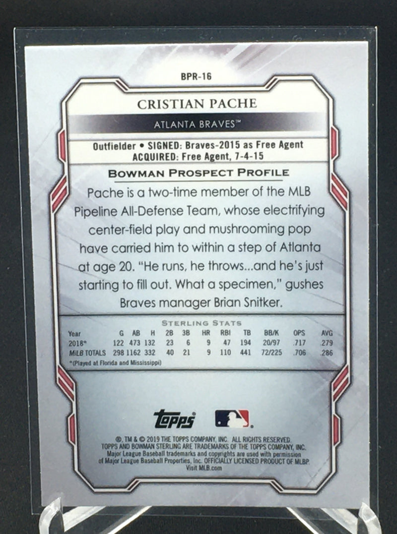 2019 TOPPS BOWMAN STERLING - C. PACHE -