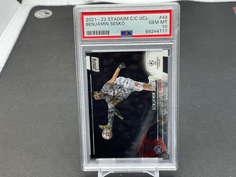2021 TOPPS STADIUM CLUB CHROME - B. SESKO - #49 - PSA 10 - RC