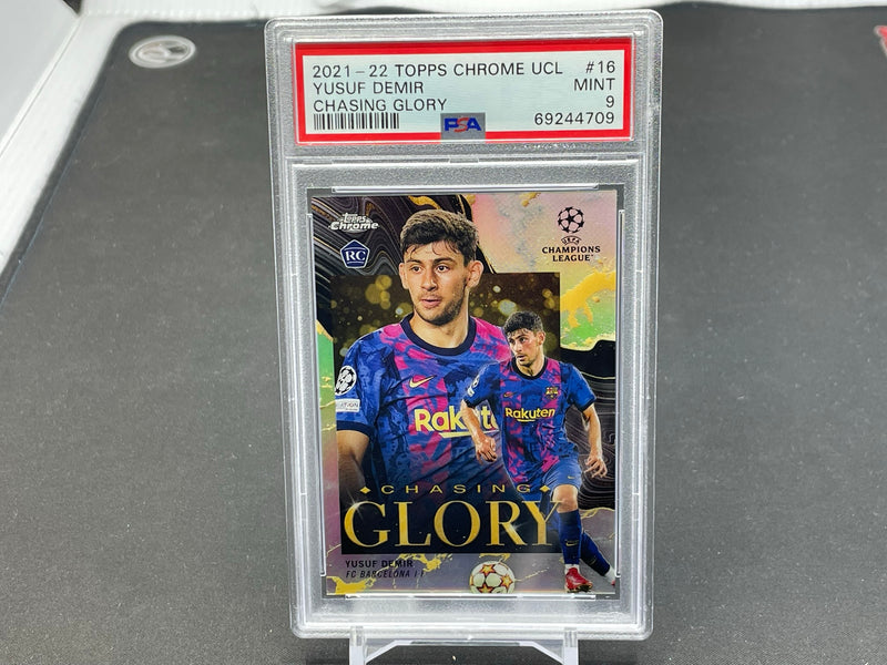 2021 TOPPS CHROME UCL - CHASING GLORY - Y. DEMIR -