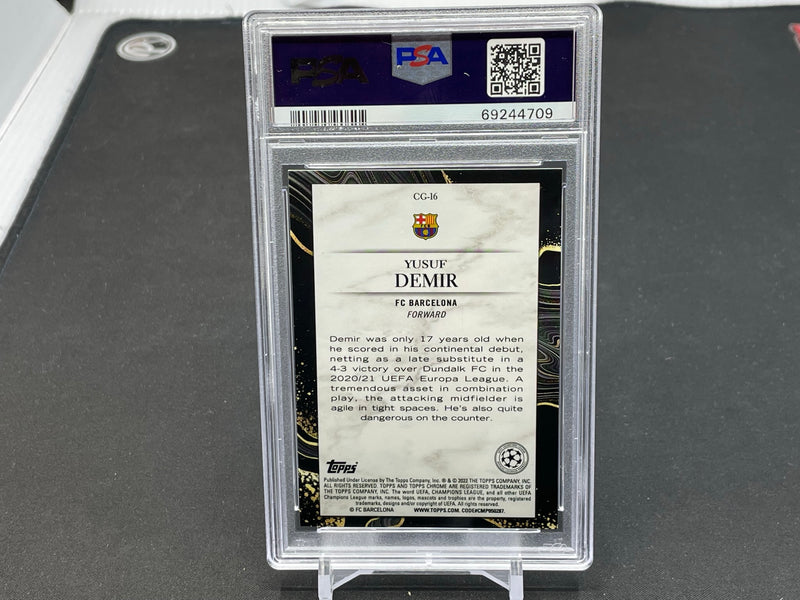 2021 TOPPS CHROME UCL - CHASING GLORY - Y. DEMIR -
