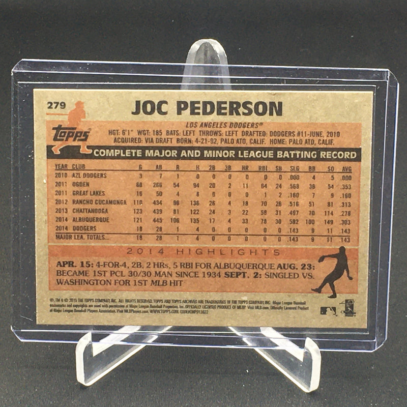 2015 TOPPS - DODGERS - J. EDERSON -