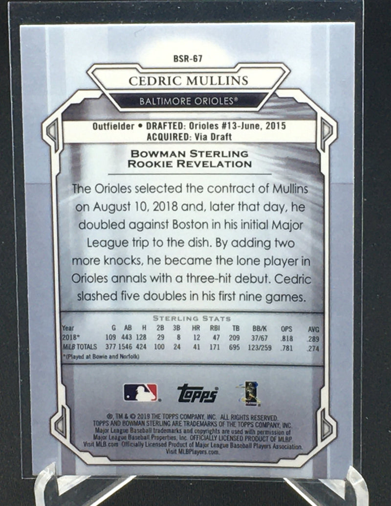 2019 TOPPS BOWMAN STERLING - C. MULLINS -