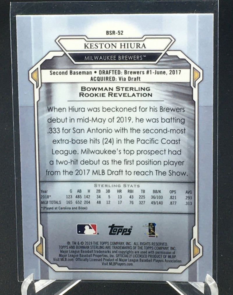 2019 TOPPS BOWMAN STERLING - K. HIURA -