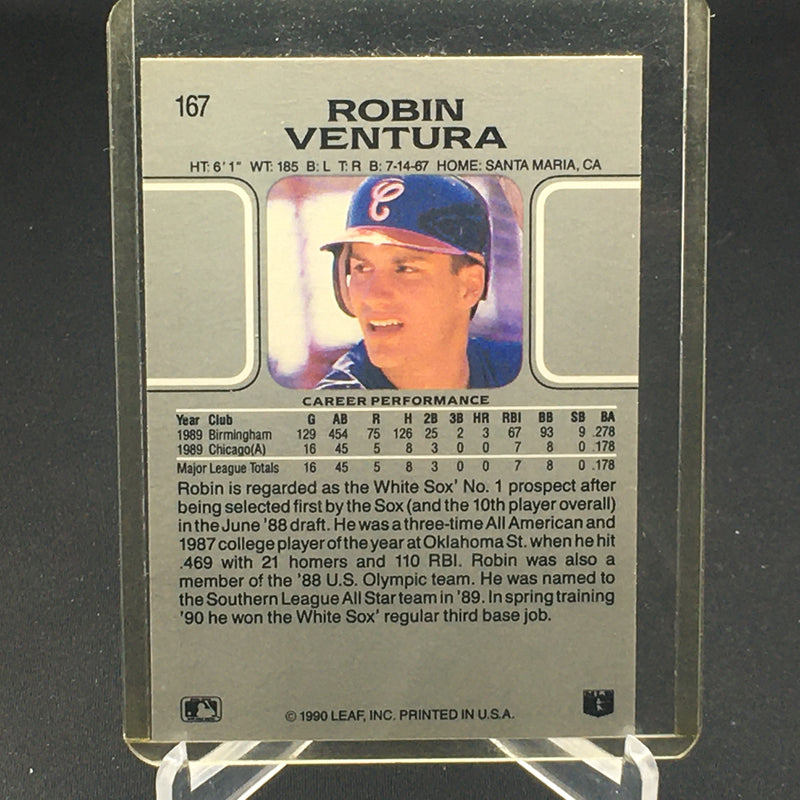 1990 LEAF - CHICAGO WHITE SOX - R. VENTURA -