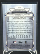 2019 TOPPS BOWMAN STERLING - C. KIEBOOM -