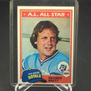 1981 TOPPS CHEWING GUM - A. L. ALL STAR - G. BRETT -