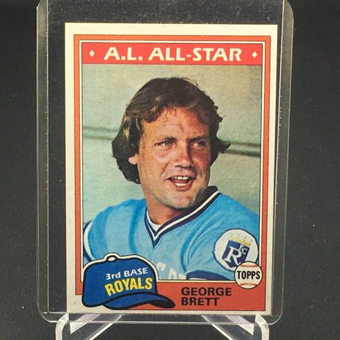 1981 TOPPS CHEWING GUM - A. L. ALL STAR - G. BRETT - #700